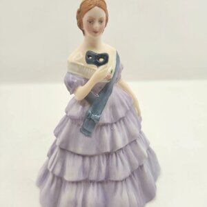 Vintage Laura as Queen Victoria Franklin Mint Belles of the Masquerade Figure